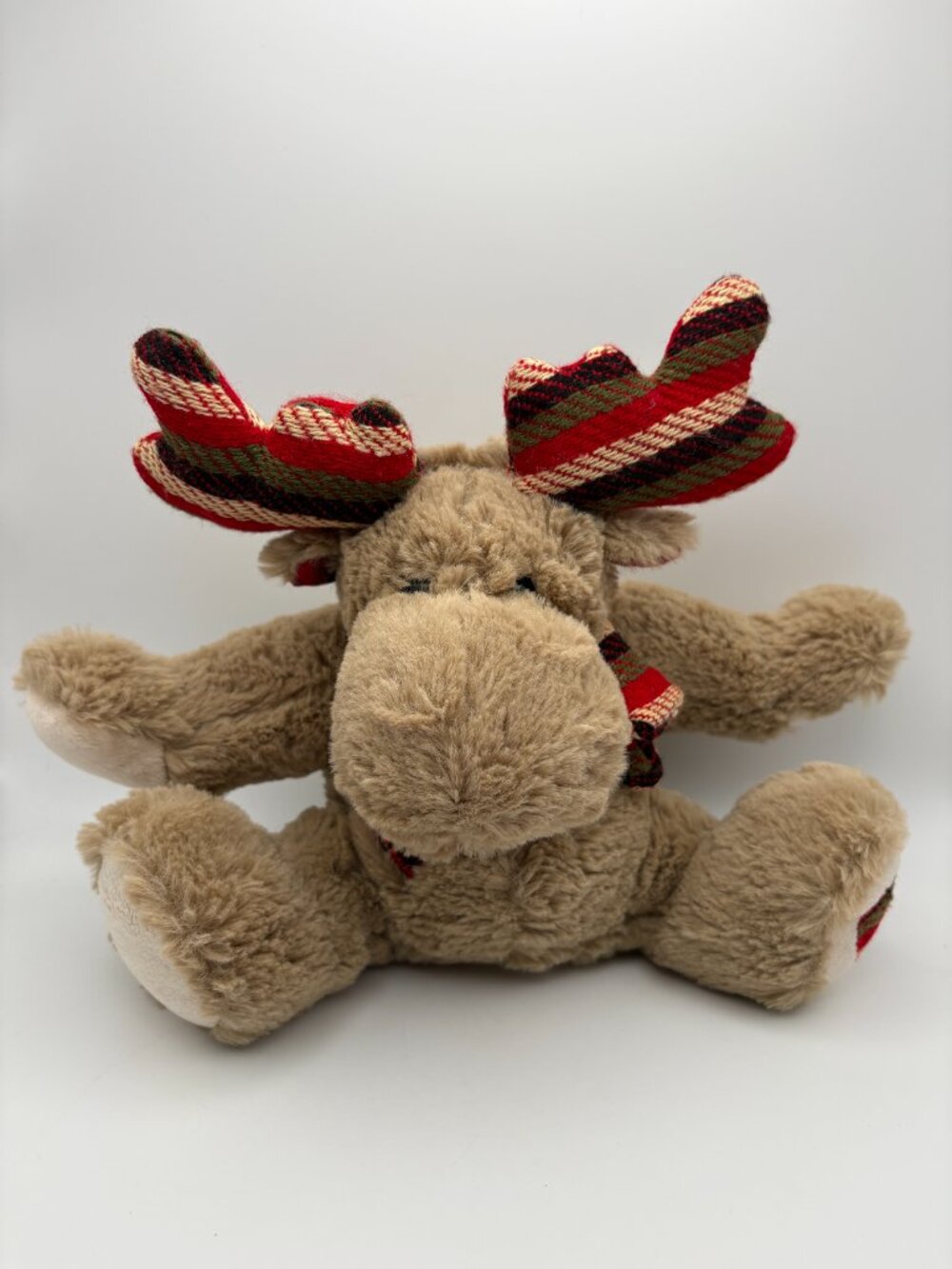 Pier 1 Imports Patches the Moose Retired Christmas Plush Stuffie (SKU: 787TO)
